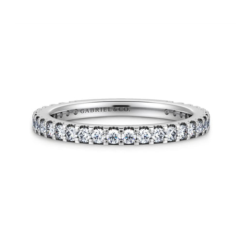 14K White Gold Matching Wedding Band
