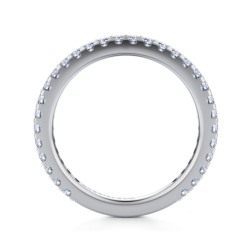 14K White Gold Matching Wedding Band