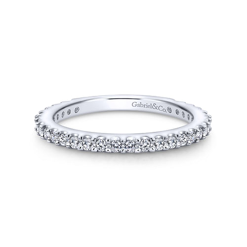 14K White Gold Matching Wedding Band