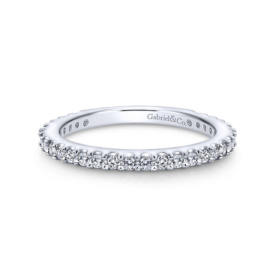 Gabriel - 14K White Gold Matching Wedding Band