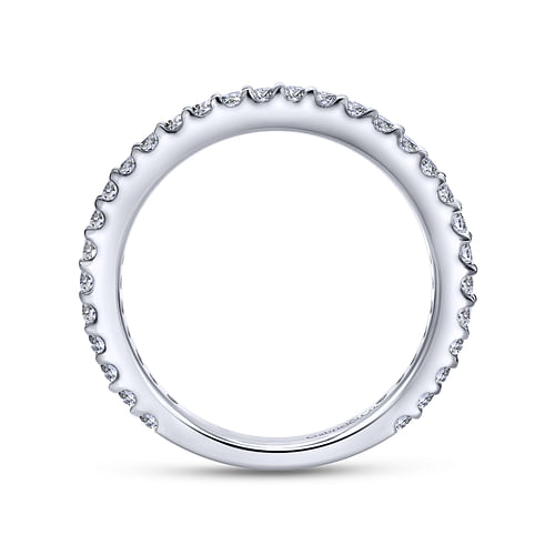 14K White Gold Matching Wedding Band