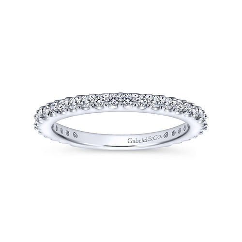 14K White Gold Matching Wedding Band