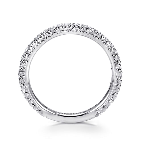 14K White Gold Matching Wedding Band