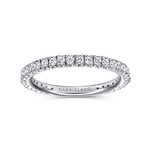 14K White Gold Matching Wedding Band