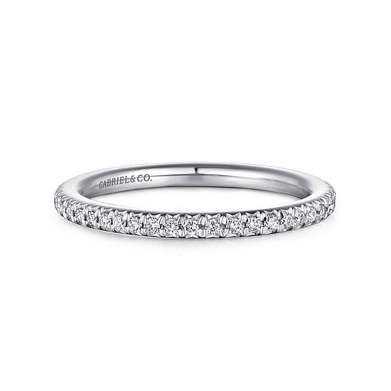 Gabriel - 14K White Gold Matching Wedding Band