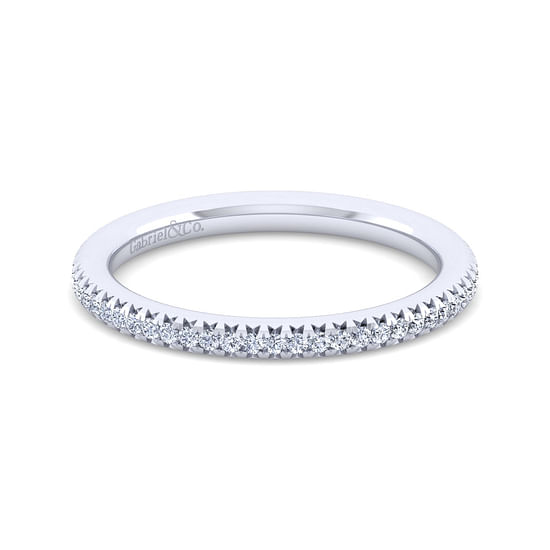 Gabriel - 14K White Gold Matching Wedding Band