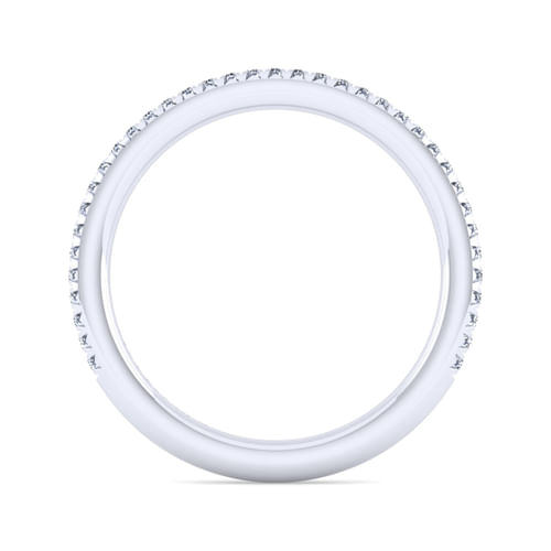 14K White Gold Matching Wedding Band