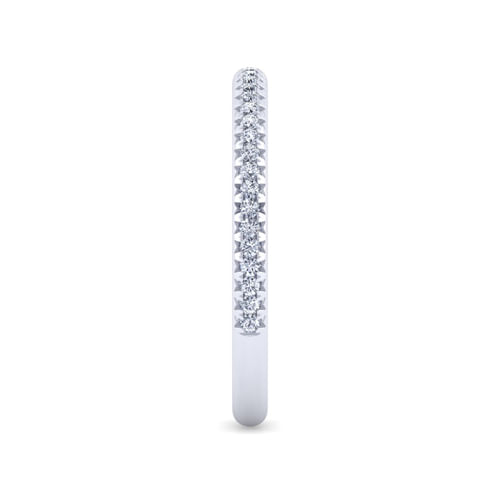 14K White Gold Matching Wedding Band