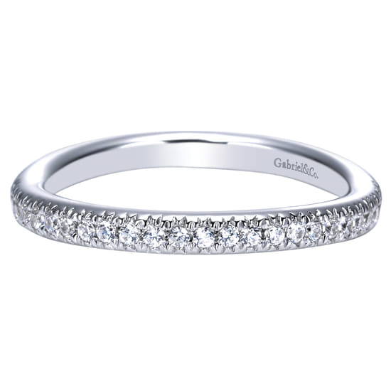 Gabriel - 14K White Gold Matching Wedding Band