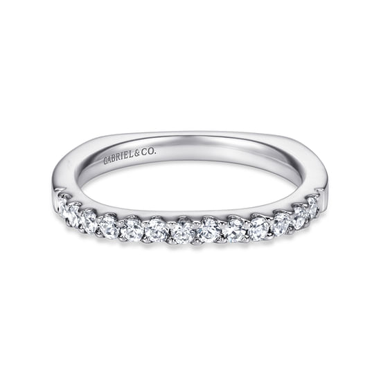 Gabriel - 14K White Gold Matching Wedding Band
