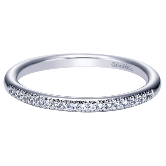 Gabriel - 14K White Gold Matching Wedding Band