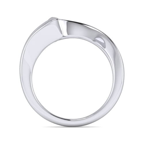 14K White Gold Matching Wedding Band
