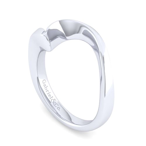 14K White Gold Matching Wedding Band