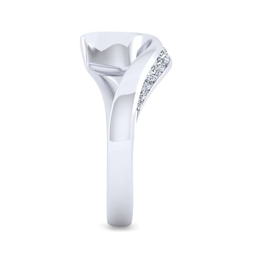 14K White Gold Matching Wedding Band