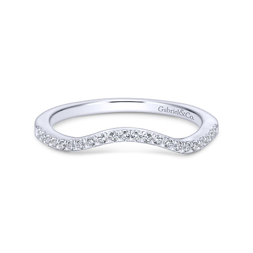 14K White Gold Matching Wedding Band