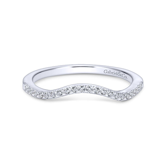 Gabriel - 14K White Gold Matching Wedding Band