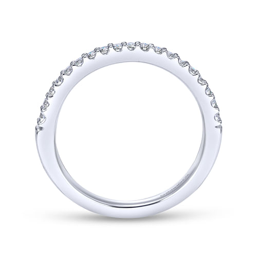 14K White Gold Matching Wedding Band
