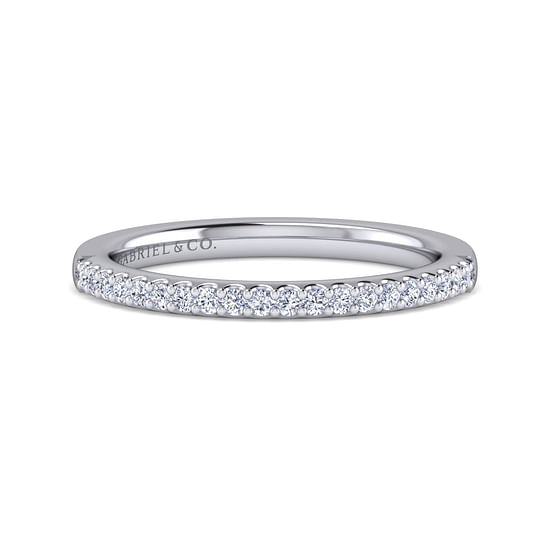 Gabriel - 14K White Gold Matching Wedding Band