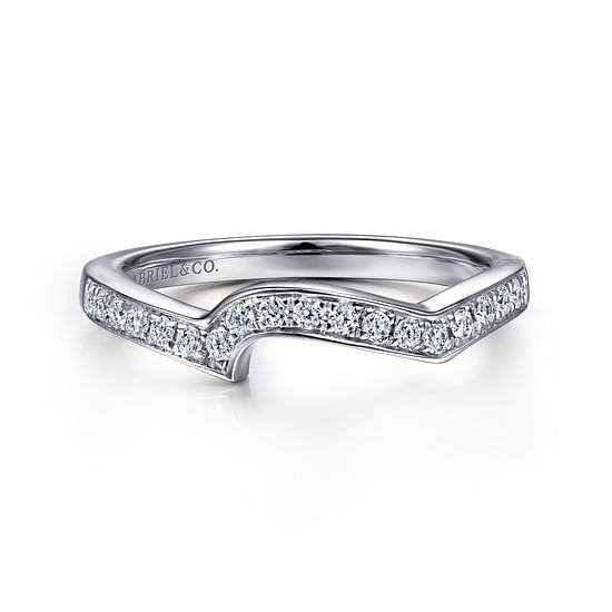 Gabriel - 14K White Gold Matching Wedding Band