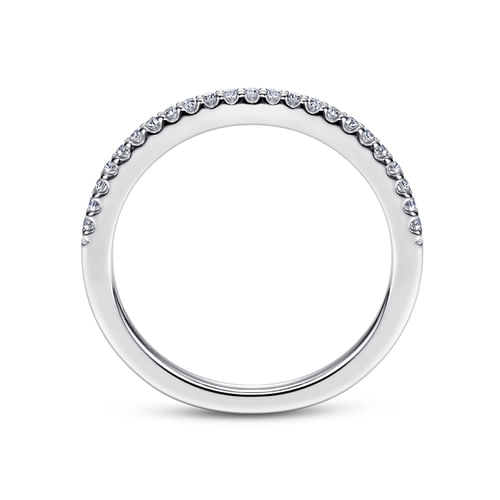 14K White Gold Matching Wedding Band