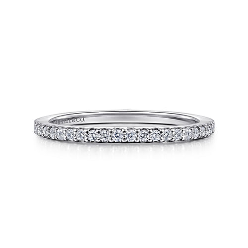 14K White Gold Matching Wedding Band