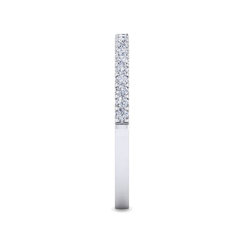 14K White Gold Matching Wedding Band
