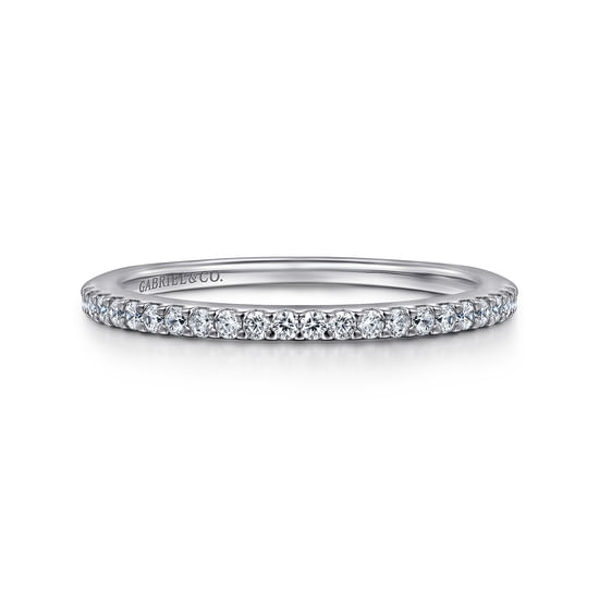 Gabriel - 14K White Gold Matching Wedding Band