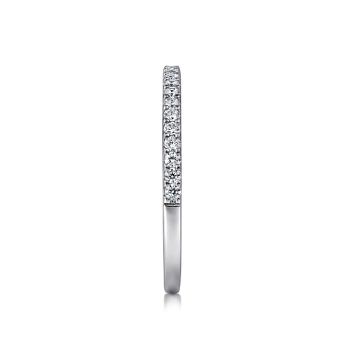 14K White Gold Matching Wedding Band