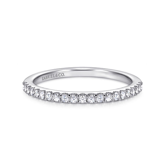 Gabriel - 14K White Gold Matching Wedding Band