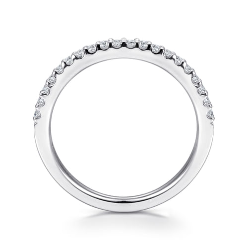 14K White Gold Matching Wedding Band
