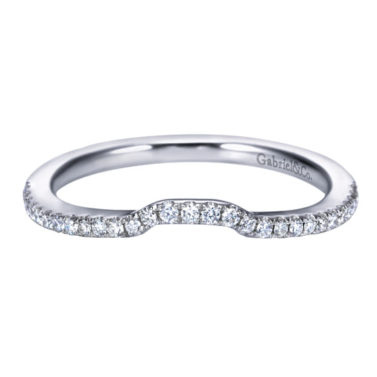 Gabriel - 14K White Gold Matching Wedding Band