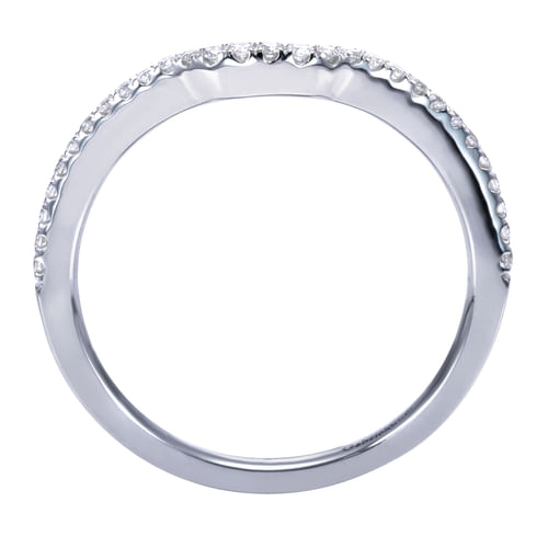 14K White Gold Matching Wedding Band