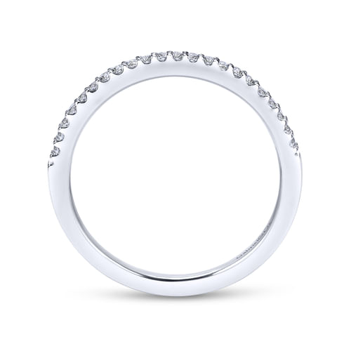 14K White Gold Matching Wedding Band