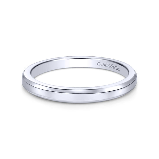 Gabriel - 14K White Gold Matching Wedding Band