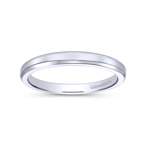 14K White Gold Matching Wedding Band