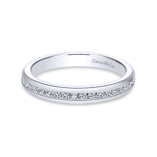 Gabriel - 14K White Gold Matching Wedding Band