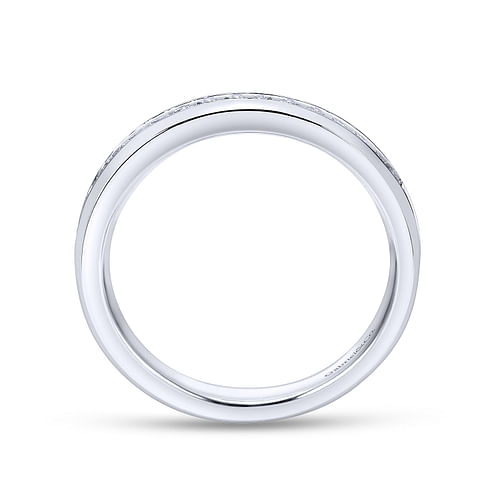 14K White Gold Matching Wedding Band