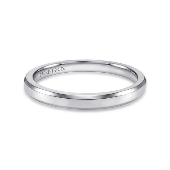 Gabriel - 14K White Gold Matching Wedding Band