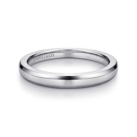 Gabriel - 14K White Gold Matching Wedding Band