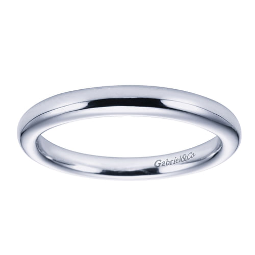 14K White Gold Matching Wedding Band