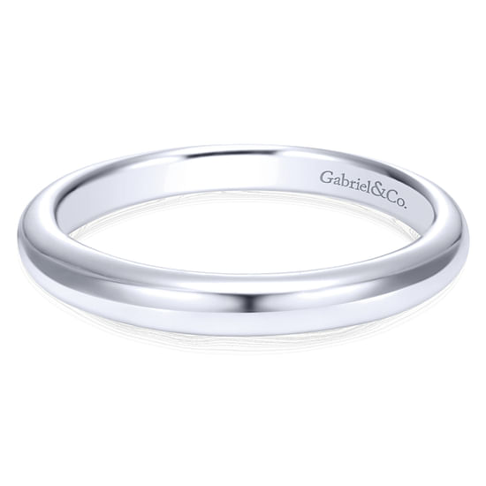 Gabriel - 14K White Gold Matching Wedding Band