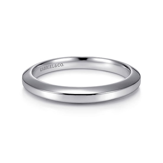 Gabriel - 14K White Gold Matching Wedding Band