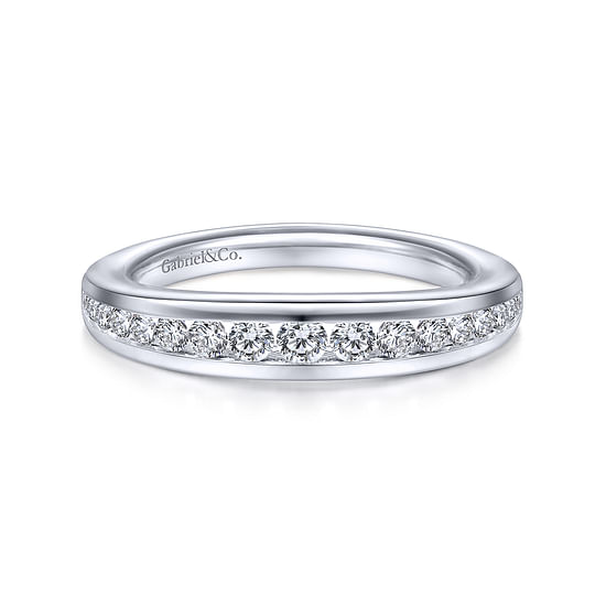 Gabriel - 14K White Gold Matching Wedding Band