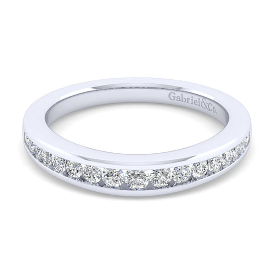 Gabriel - 14K White Gold Matching Wedding Band