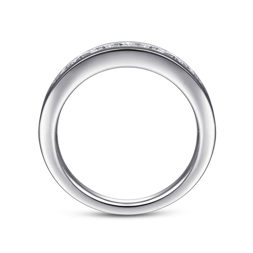 14K White Gold Matching Wedding Band