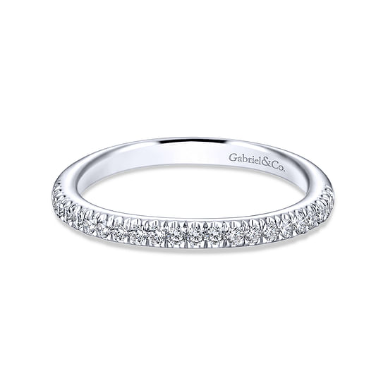 Gabriel - 14K White Gold Matching Wedding Band