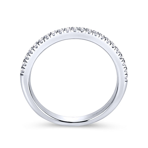 14K White Gold Matching Wedding Band