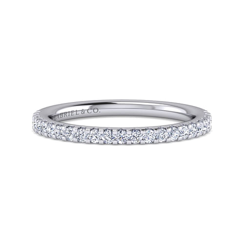 14K White Gold Matching Wedding Band