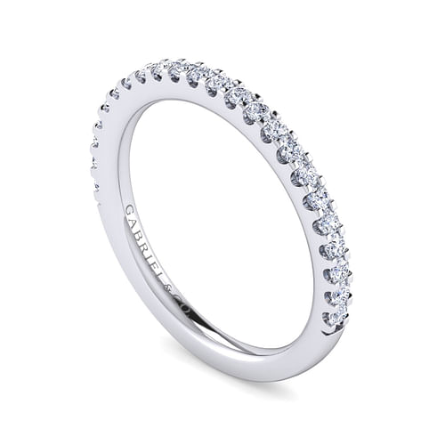 14K White Gold Matching Wedding Band