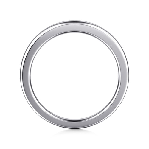 14K White Gold Matching Wedding Band